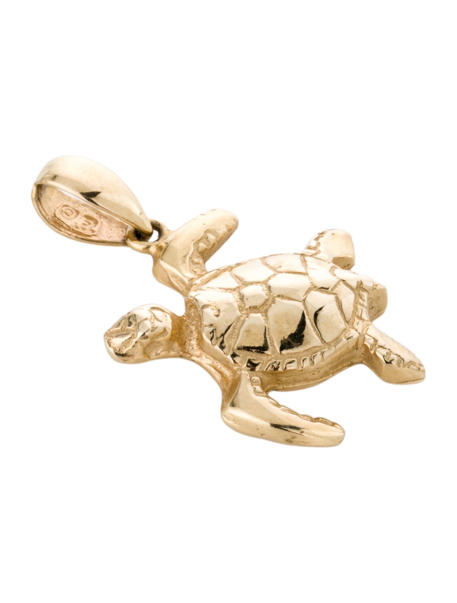 Pendant 14K Turtle Charm Pendant