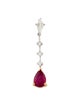 Pendant 18K Ruby & Diamond Pendant