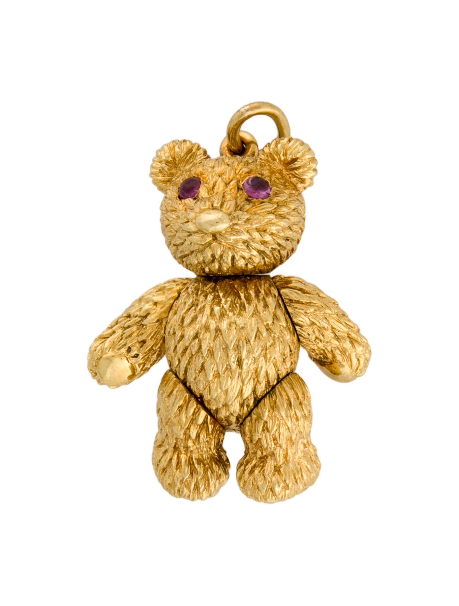Pendant Robert Bruce Bielko 18K Ruby Teddy Bear