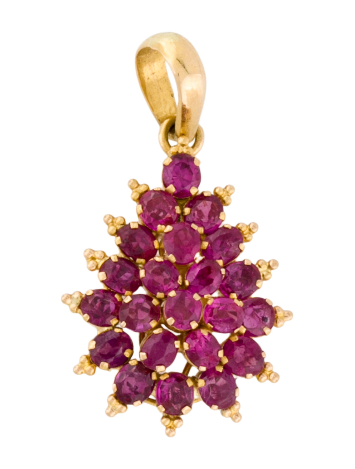 Pendant 18K 1.79ctw Ruby