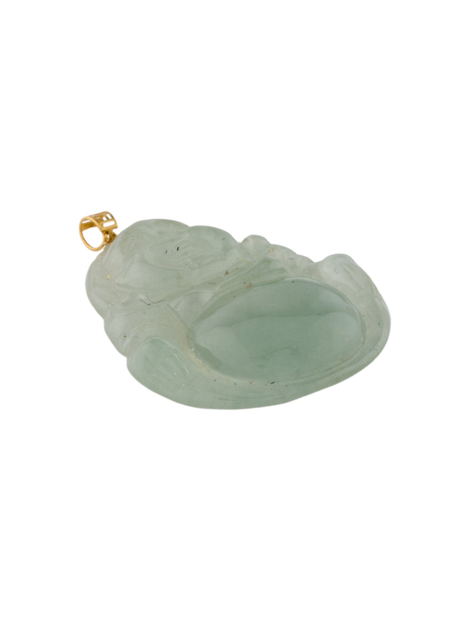 Pendant 18K Jadeite Buddha