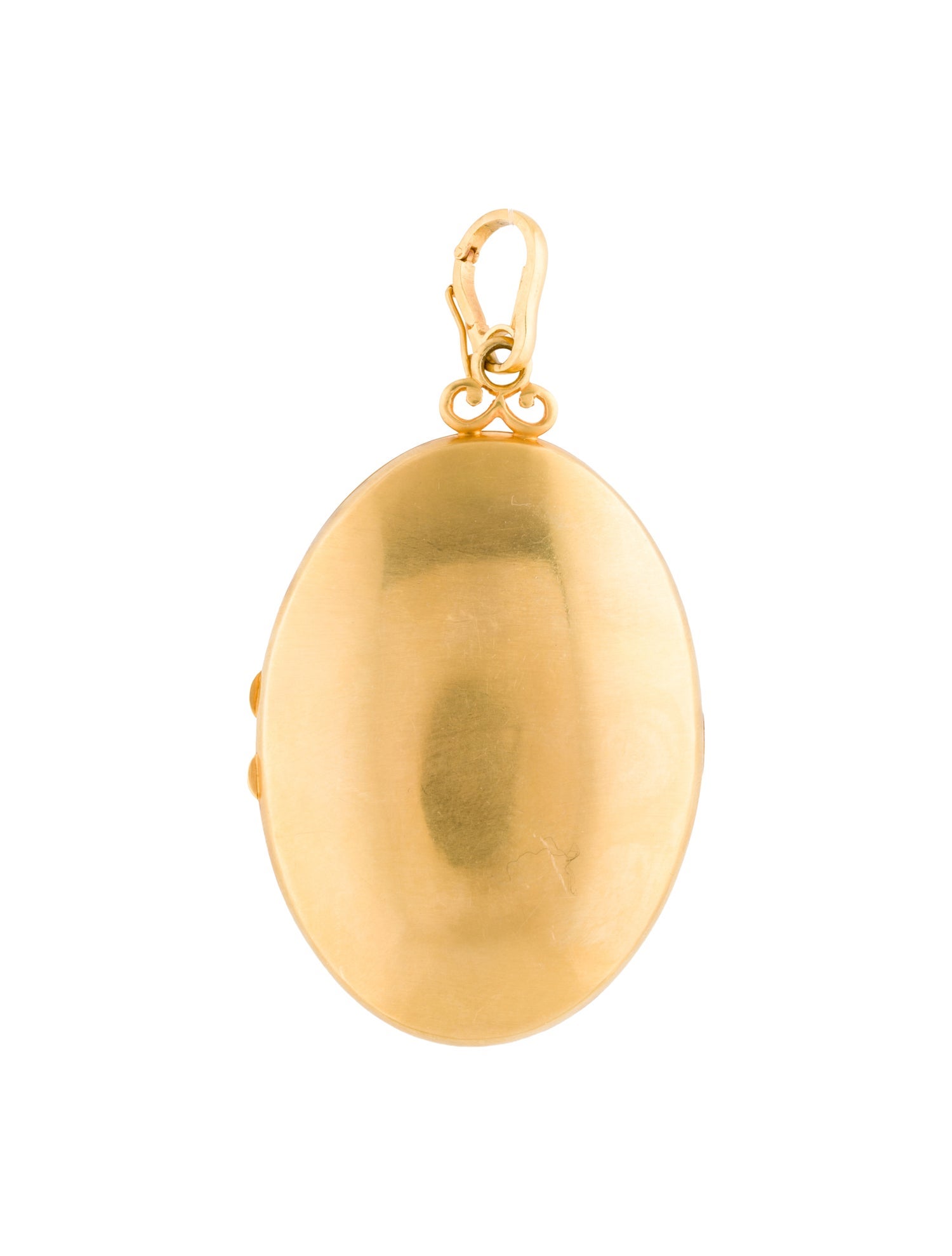 Pendant 18K Large Oval Locket Pendant