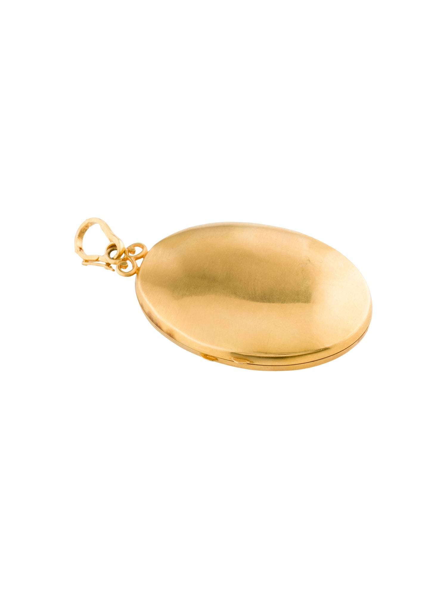 Pendant 18K Large Oval Locket Pendant