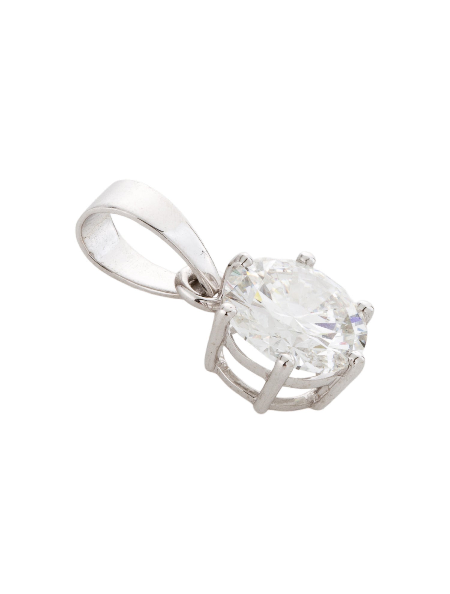 Pendant 14K 2.95ct Lab-Grown Diamond Pendant
