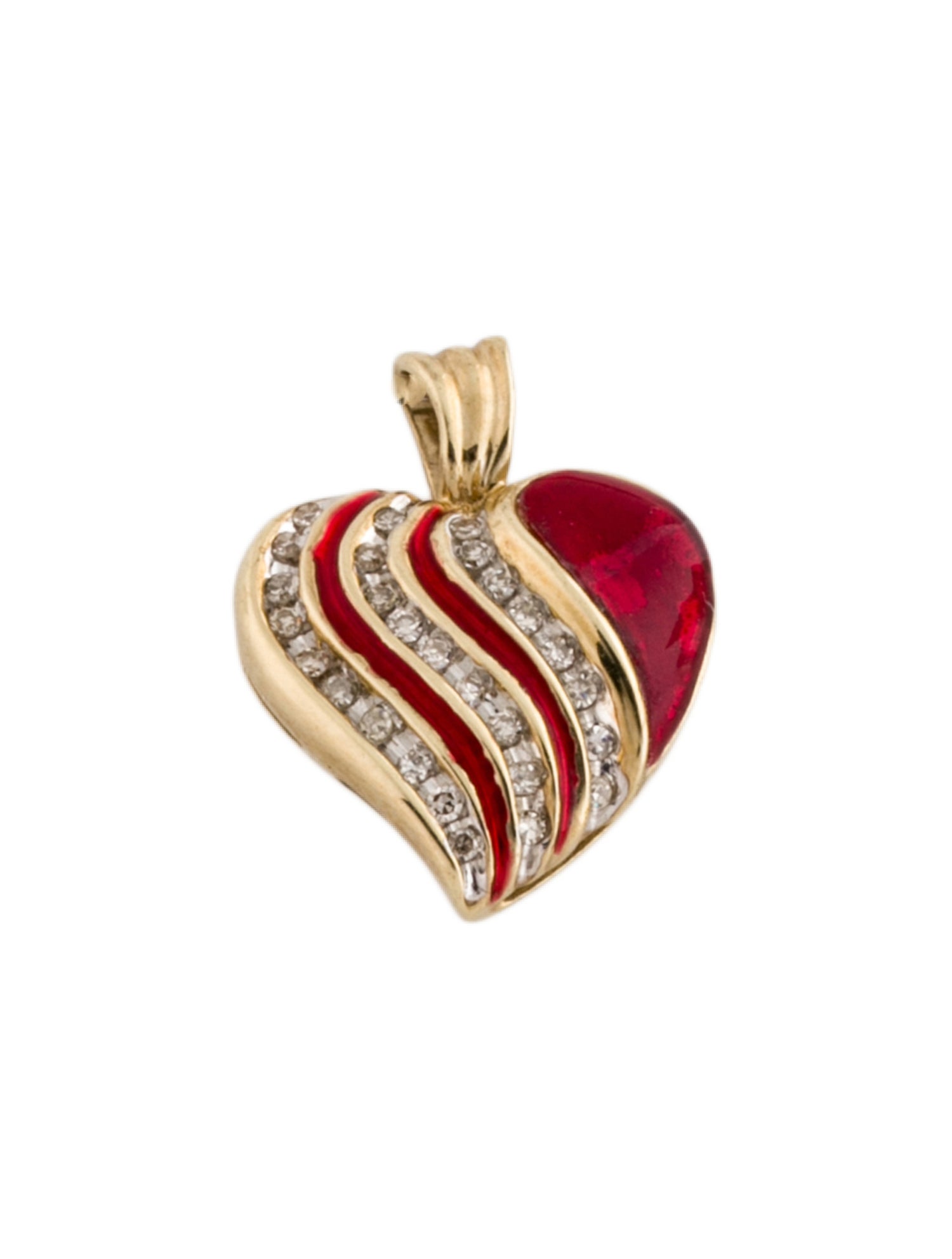 Pendant 10K Diamond Heart