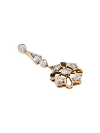 Pendant Edwardian 18K Diamond Pendant