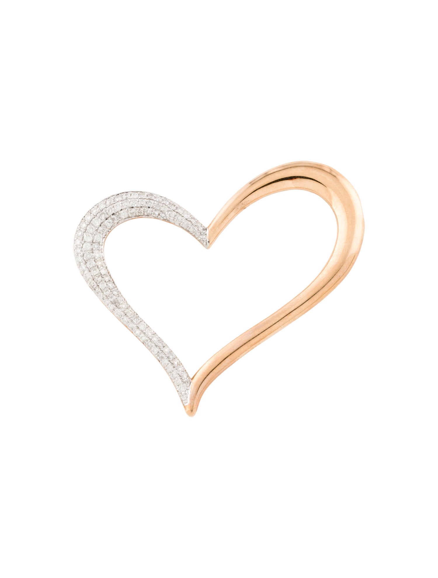 Pendant 14K Diamond Heart Pendant