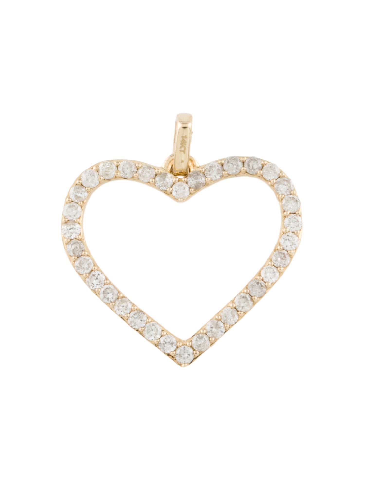 Pendant 14K Diamond Heart Pendant