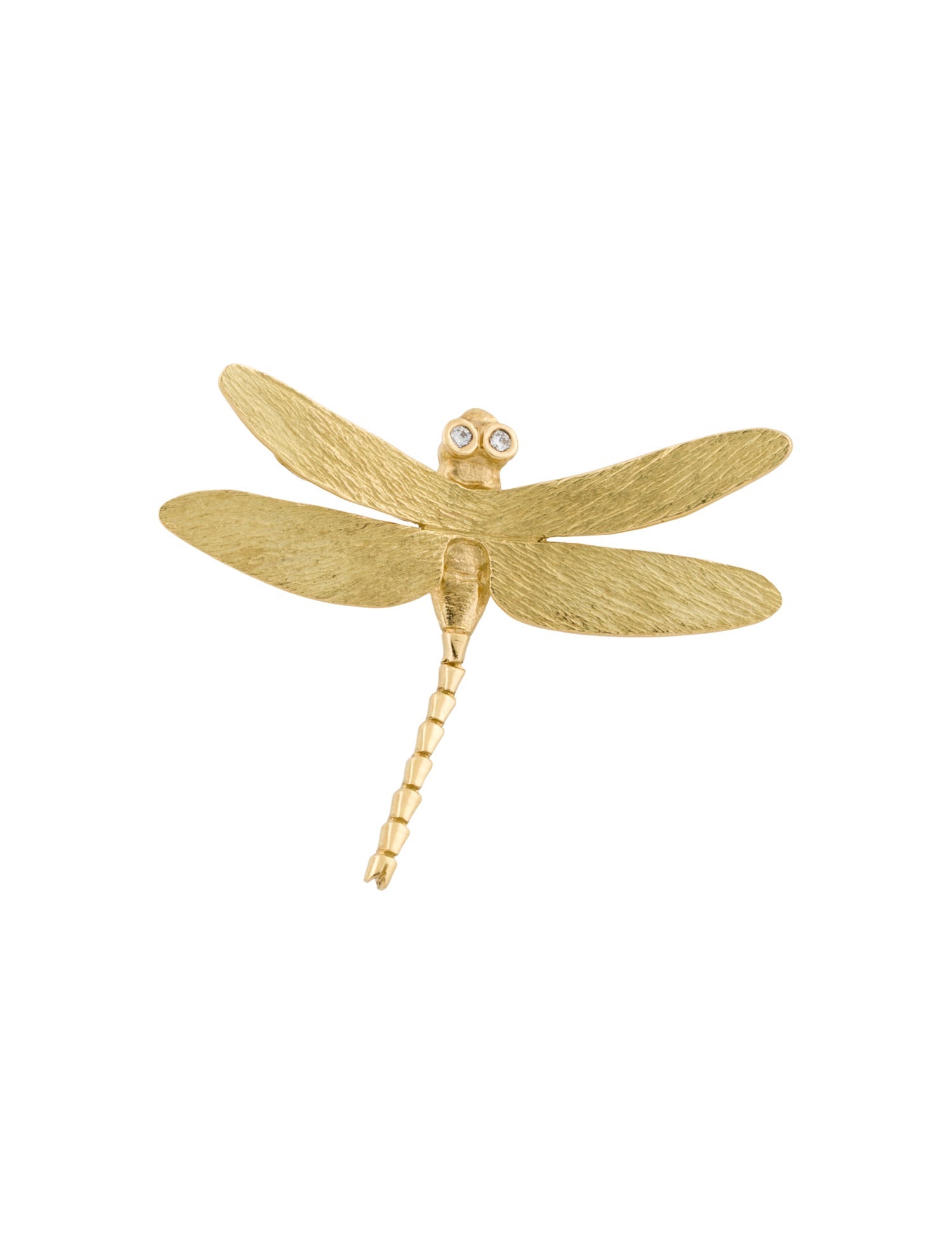 Pendant 18K Diamond Dragonfly Pendant