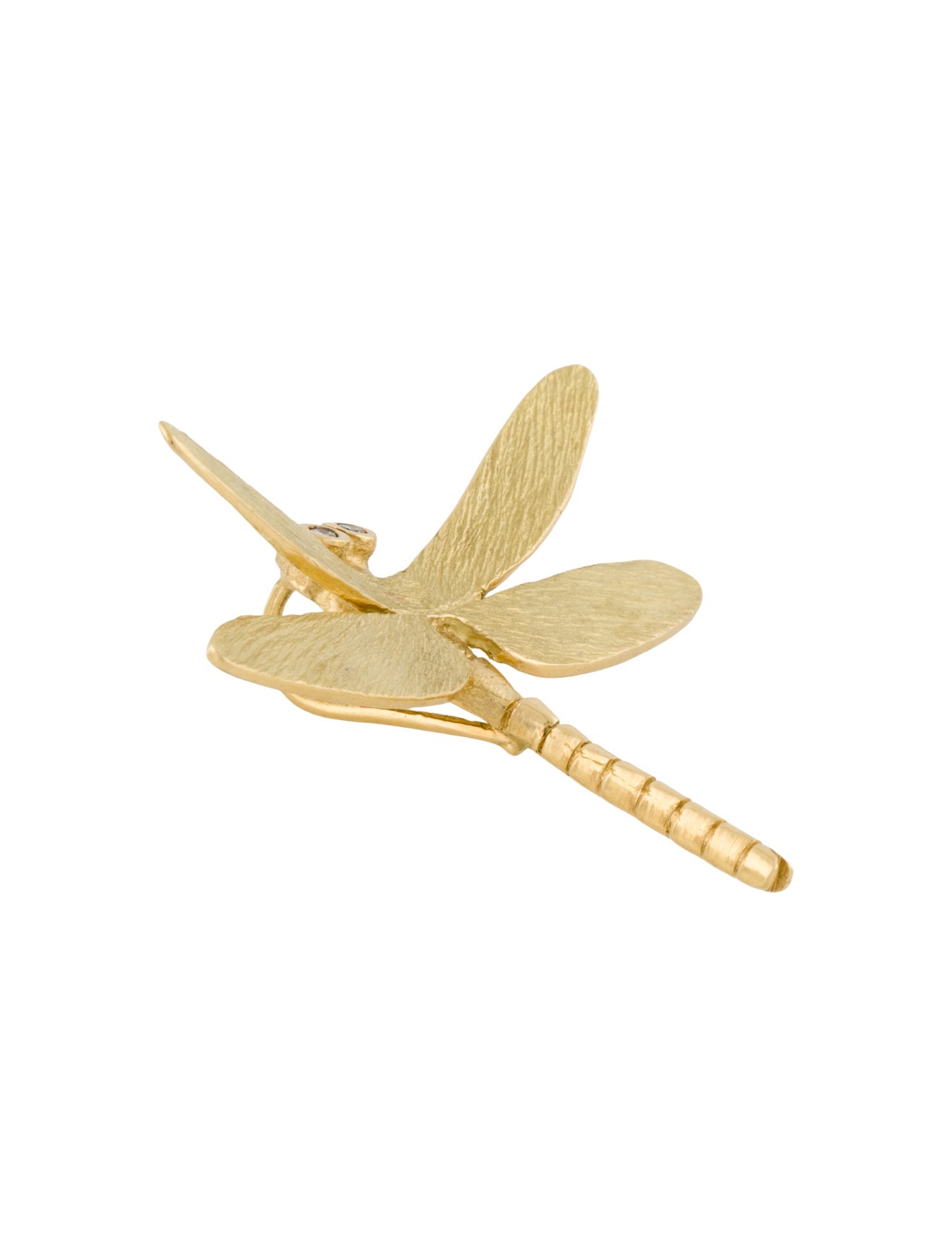 Pendant 18K Diamond Dragonfly Pendant
