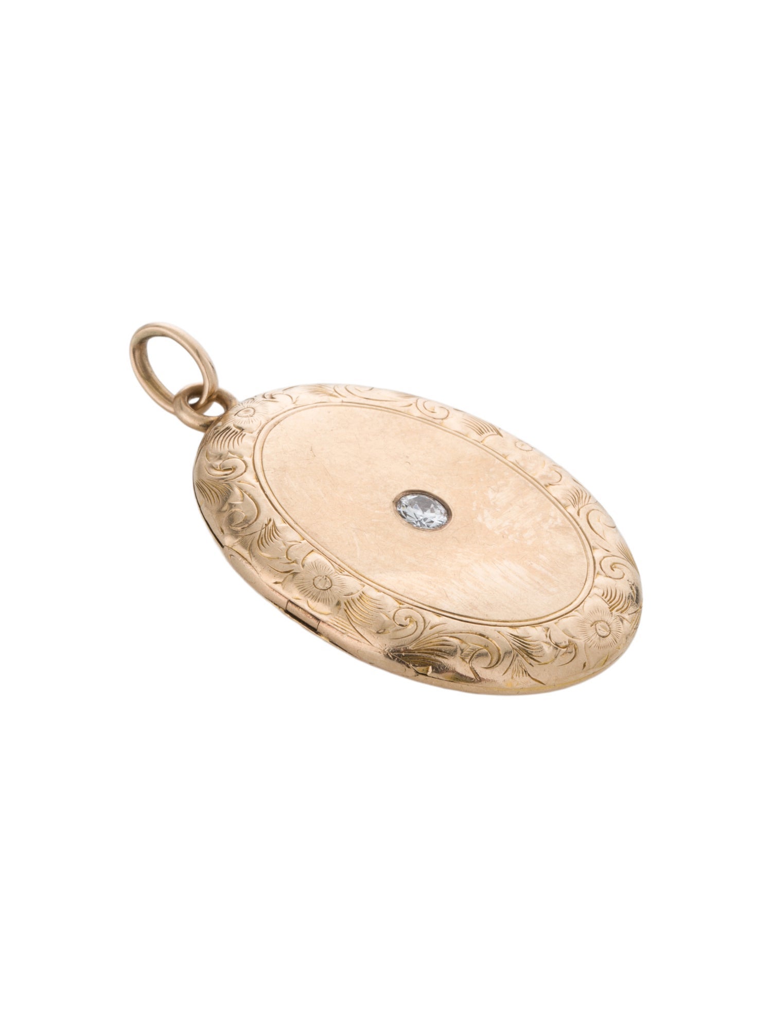 Pendant 10K Diamond Locket Pendant