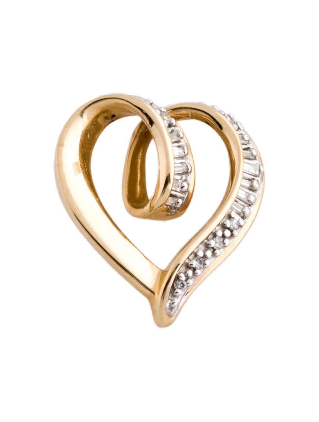 Pendant 14K Diamond Heart Pendant