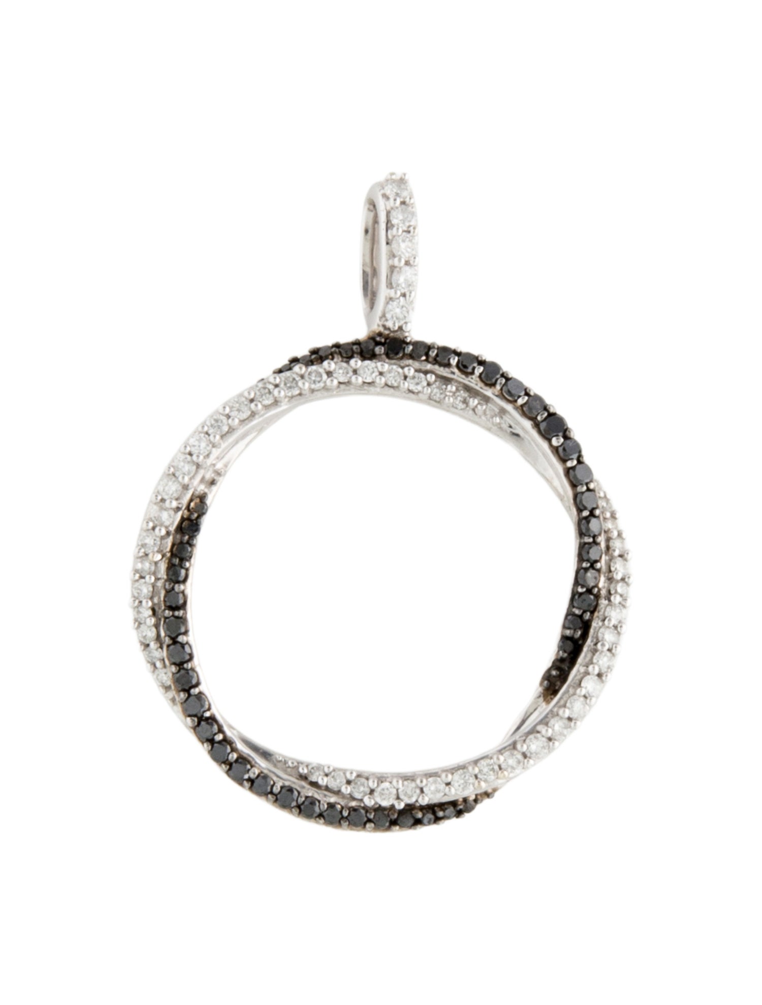 Pendant 14K Diamond Circle Pendant