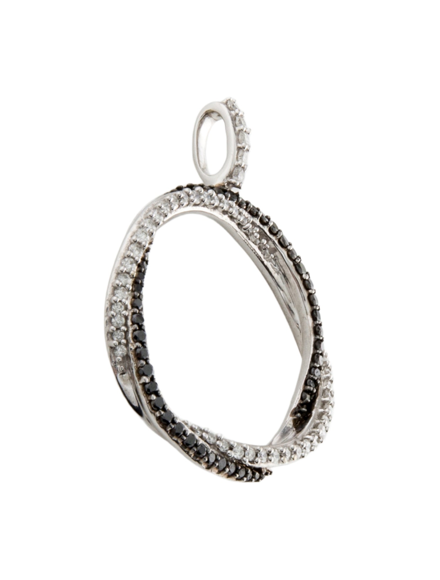 Pendant 14K Diamond Circle Pendant