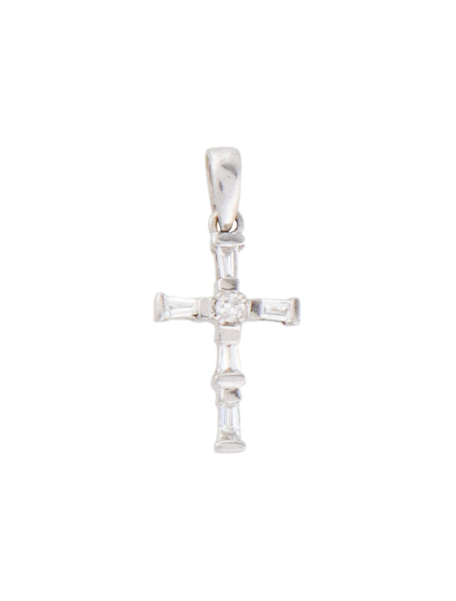 Pendant Platinum Diamond Cross