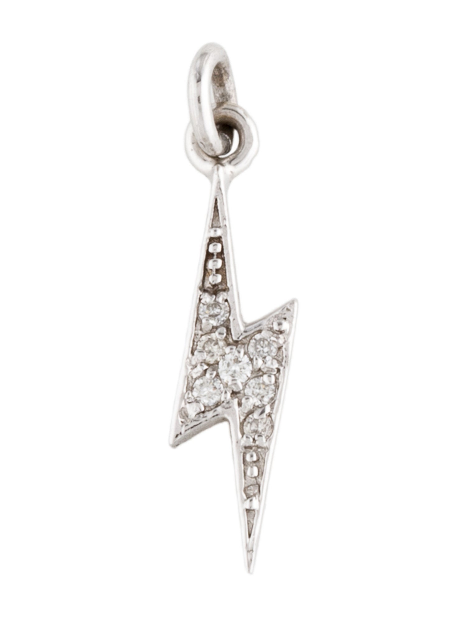 Pendant 14K Diamond Lightening Bolt Pendant