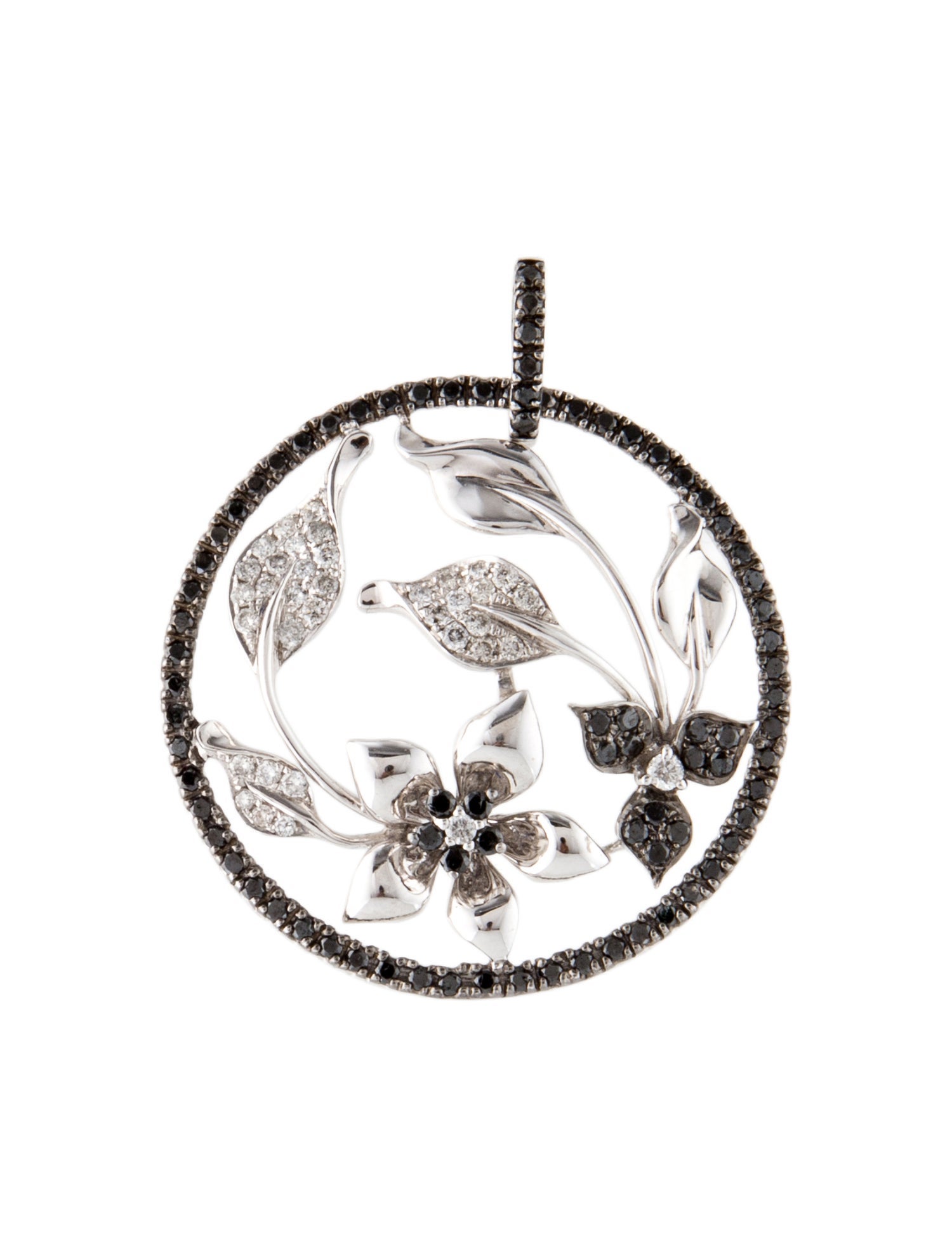 Pendant 14K Diamond Circle Pendant