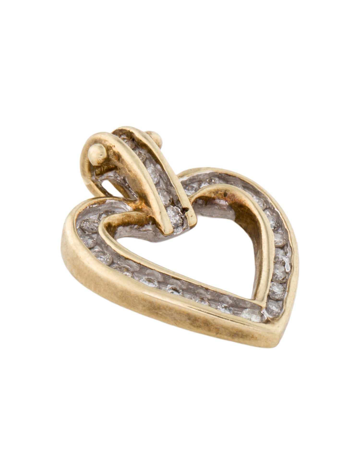 Pendant 10K Diamond Heart Pendant