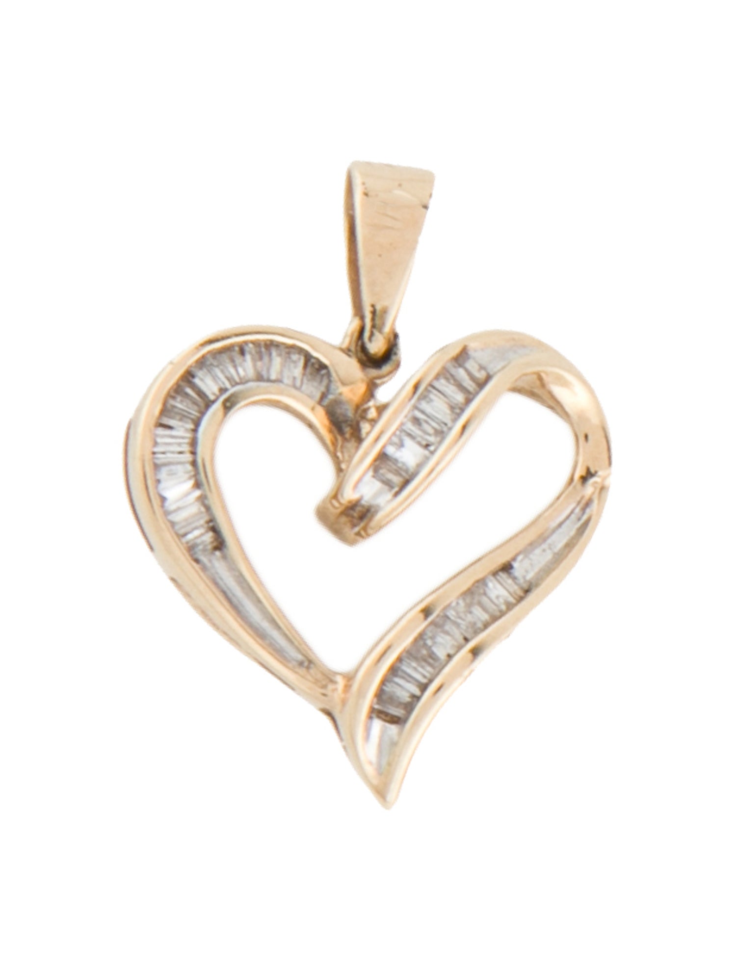 Pendant 10K Diamond Heart Pendant