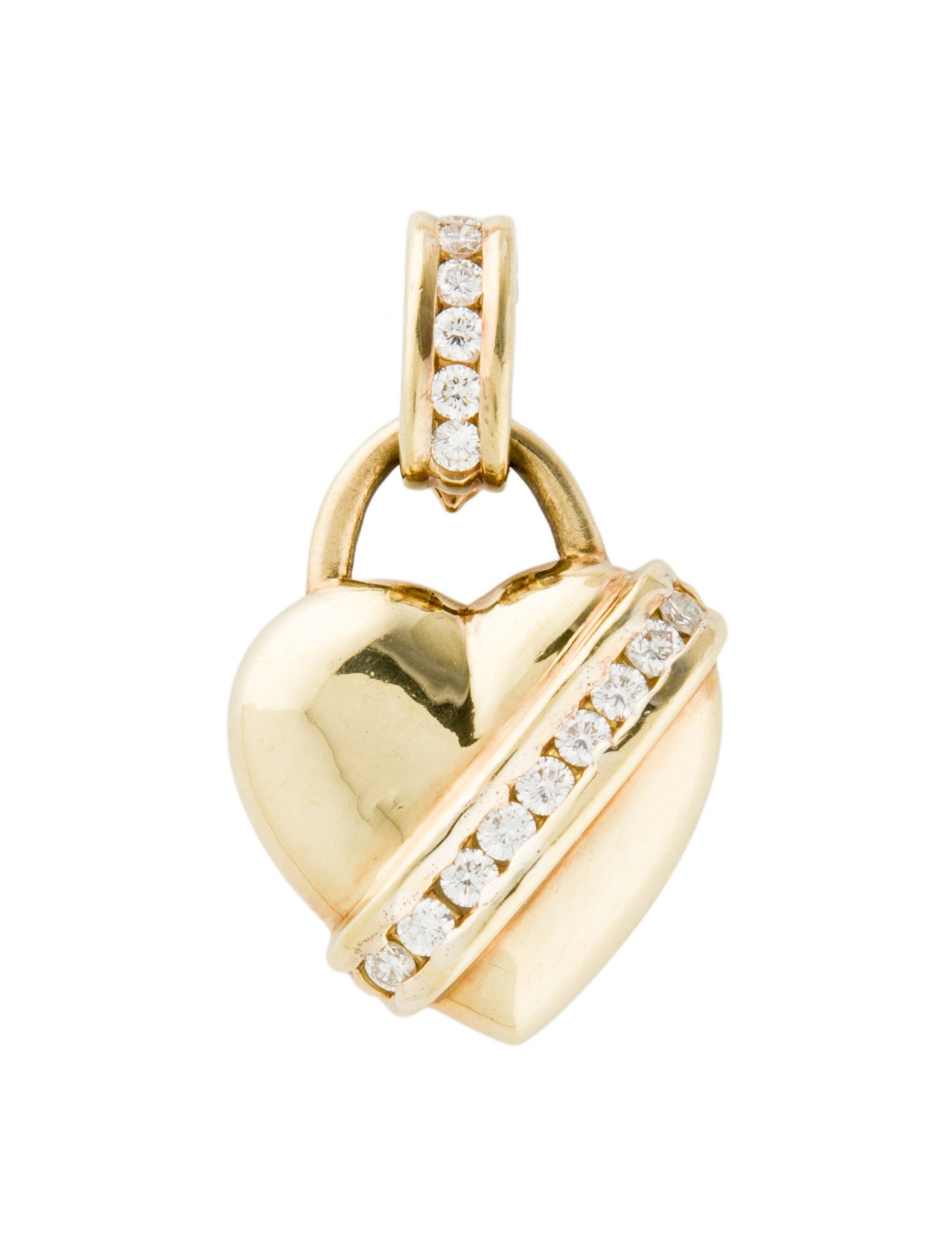 Pendant 18K Diamond Heart