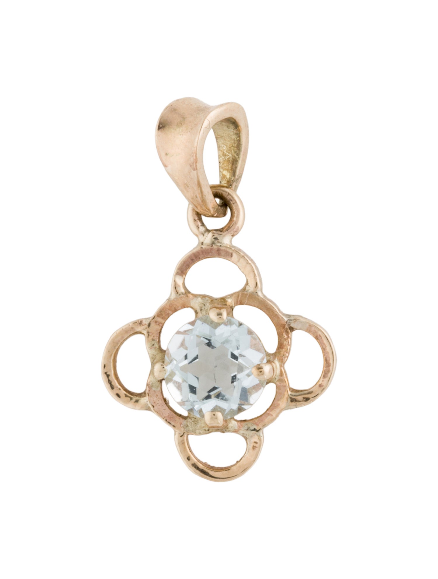 Pendant 10K Topaz Pendant