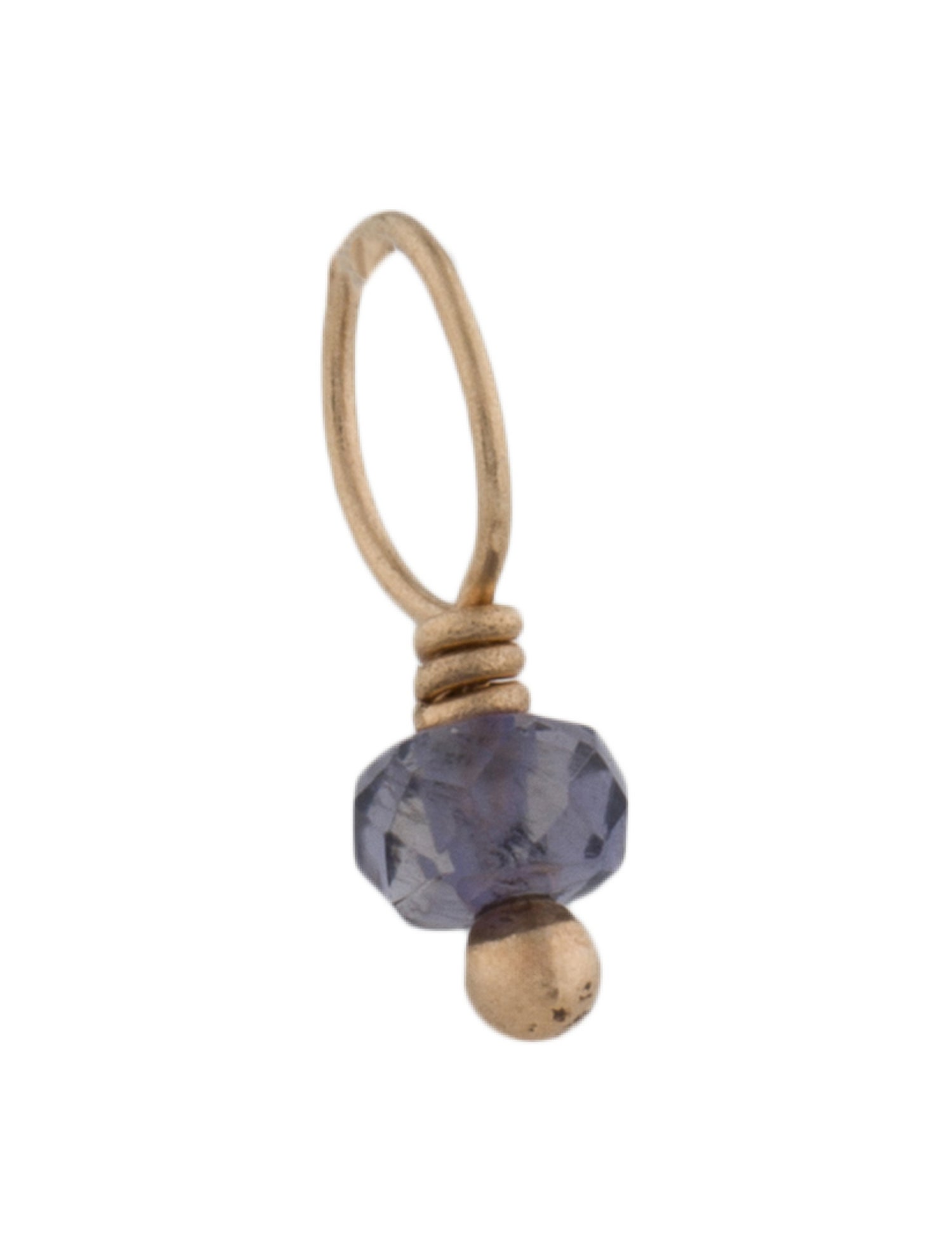 Pendant 14K Iolite Charm Pendant