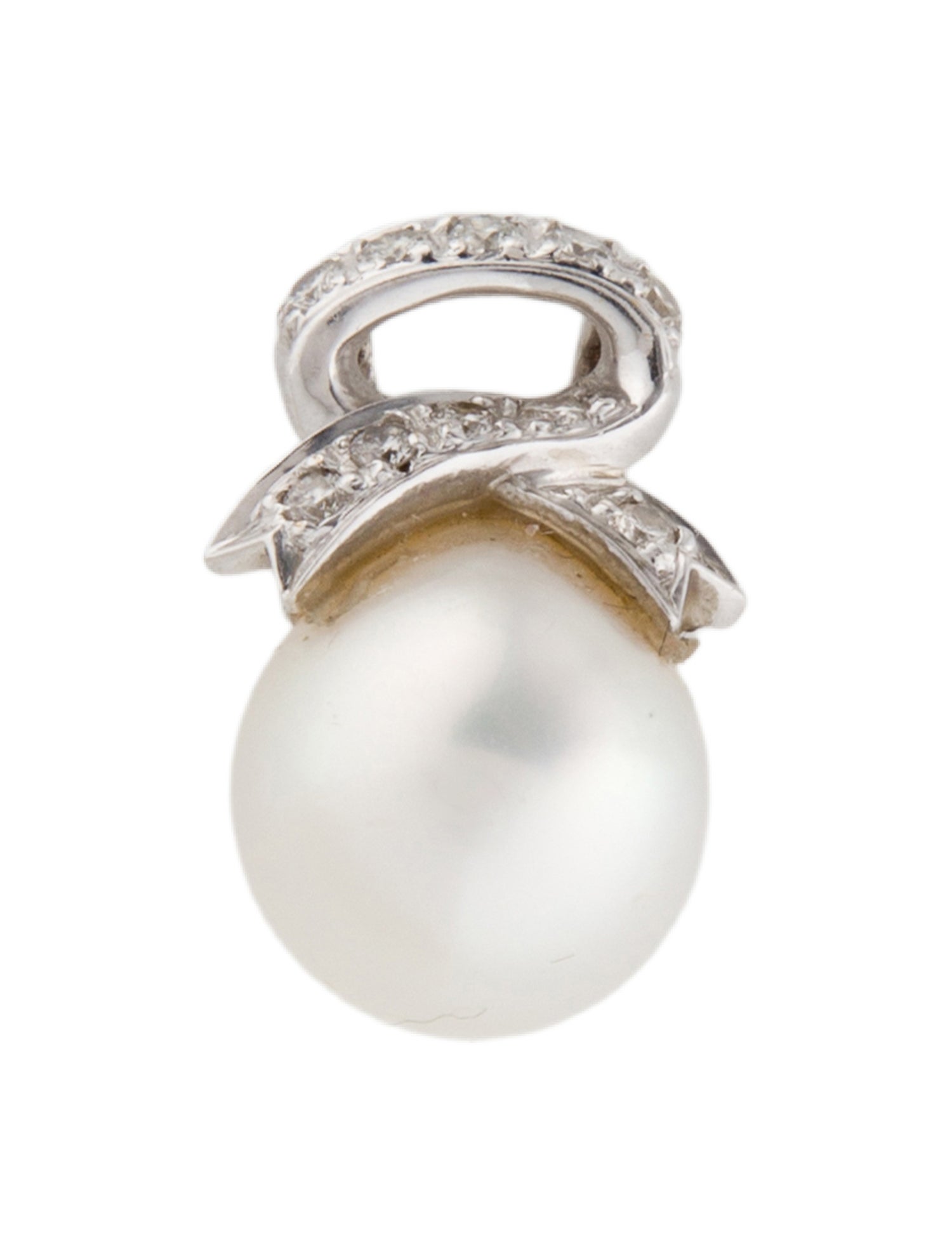 Pendant 18K Pearl & Diamond
