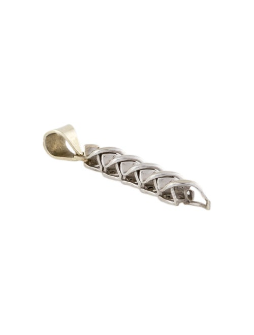 Pendant 10K Diamond S-Link Drop Pendant