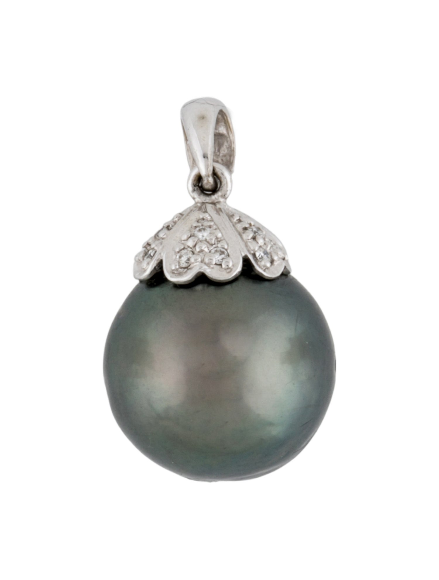 Pendant 14K Pearl & Diamond