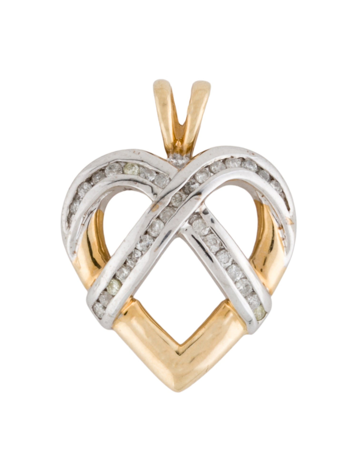Pendant 10K Diamond Heart Pendant