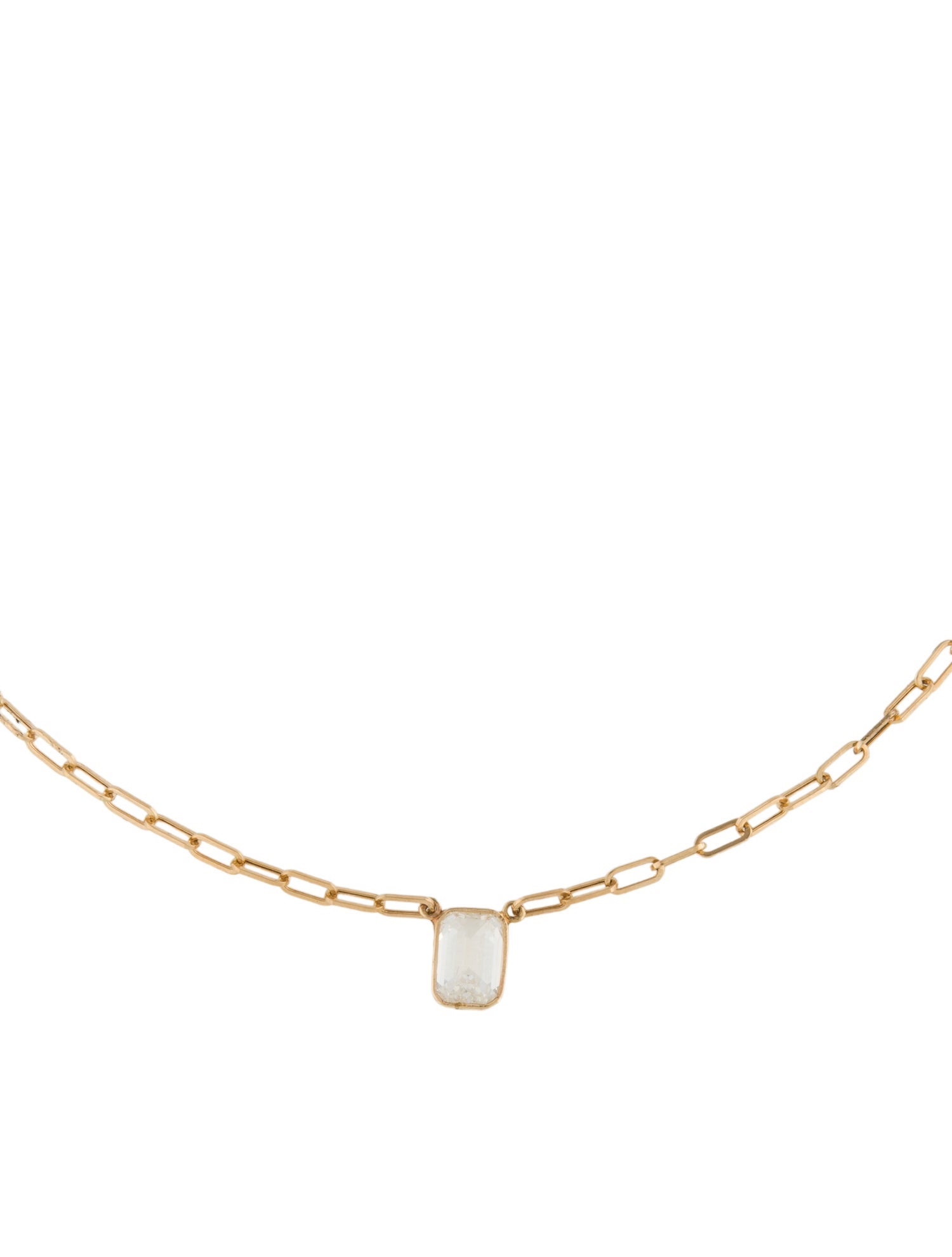 Pendant 14K 2.01ct Lab-Grown Diamond Solitaire Pendant Necklace