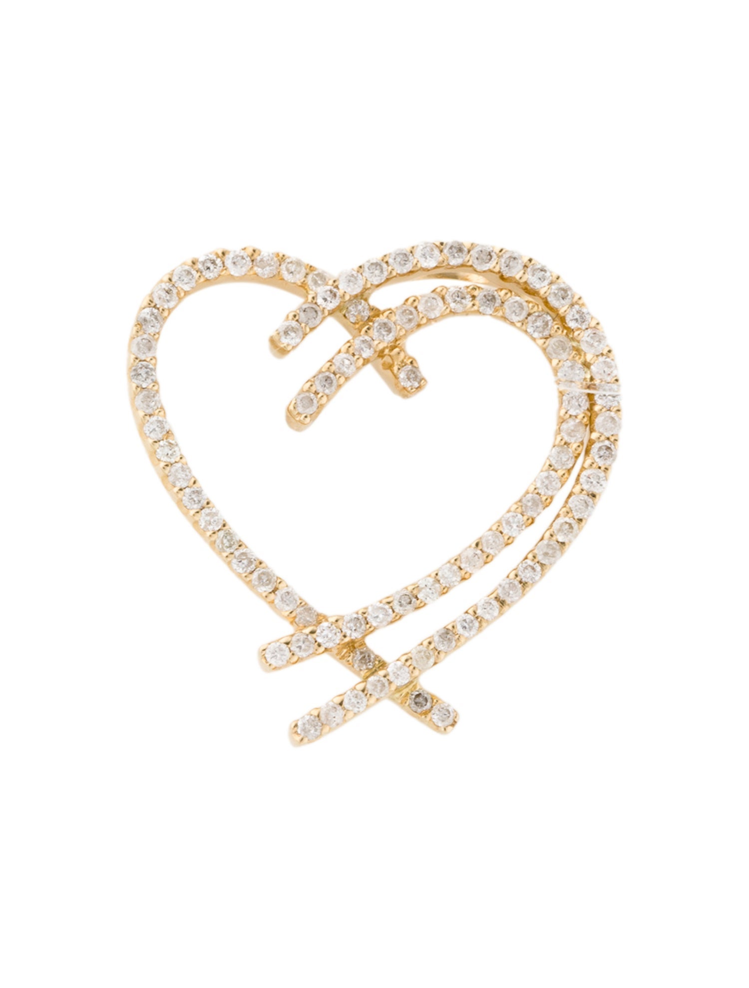 Pendant 14K Diamond Heart Pendant