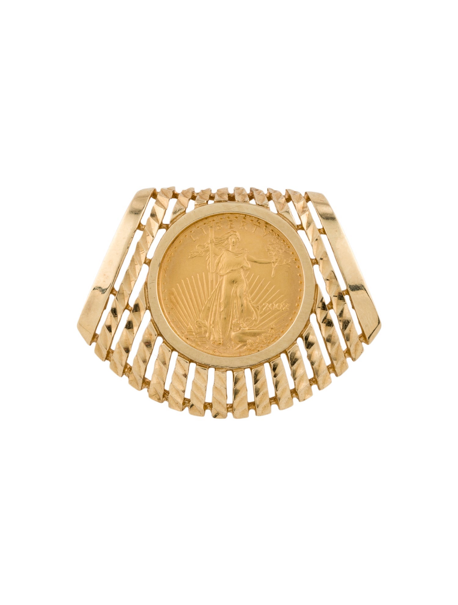 Pendant United States Liberty Coin Slider Pendant