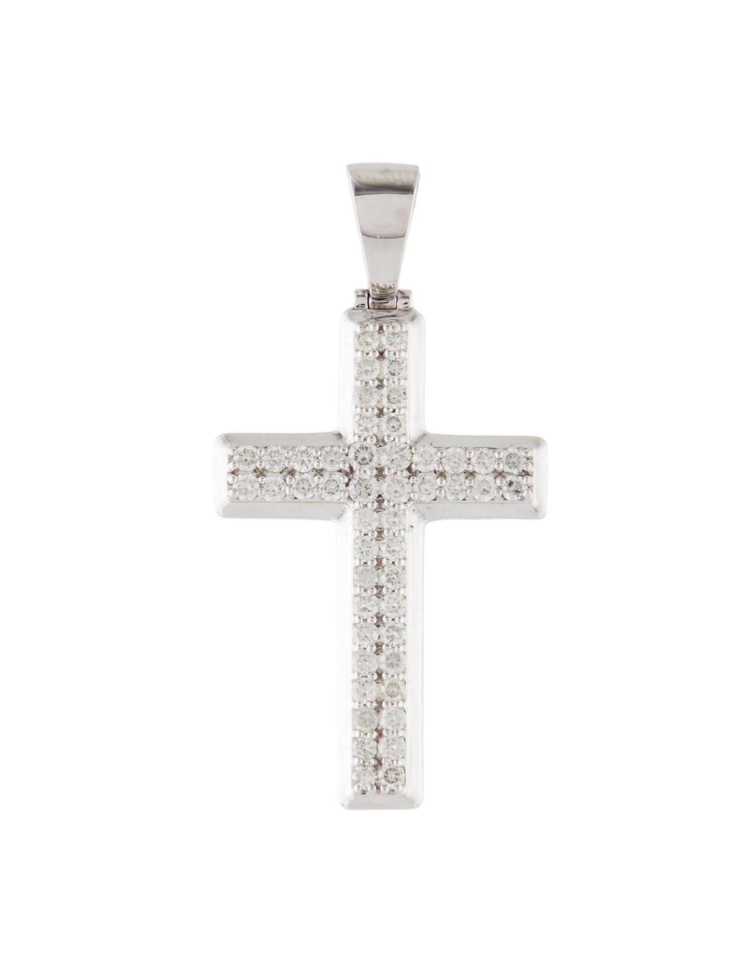 Pendant 14K 1.00ctw Diamond Cross Pendant