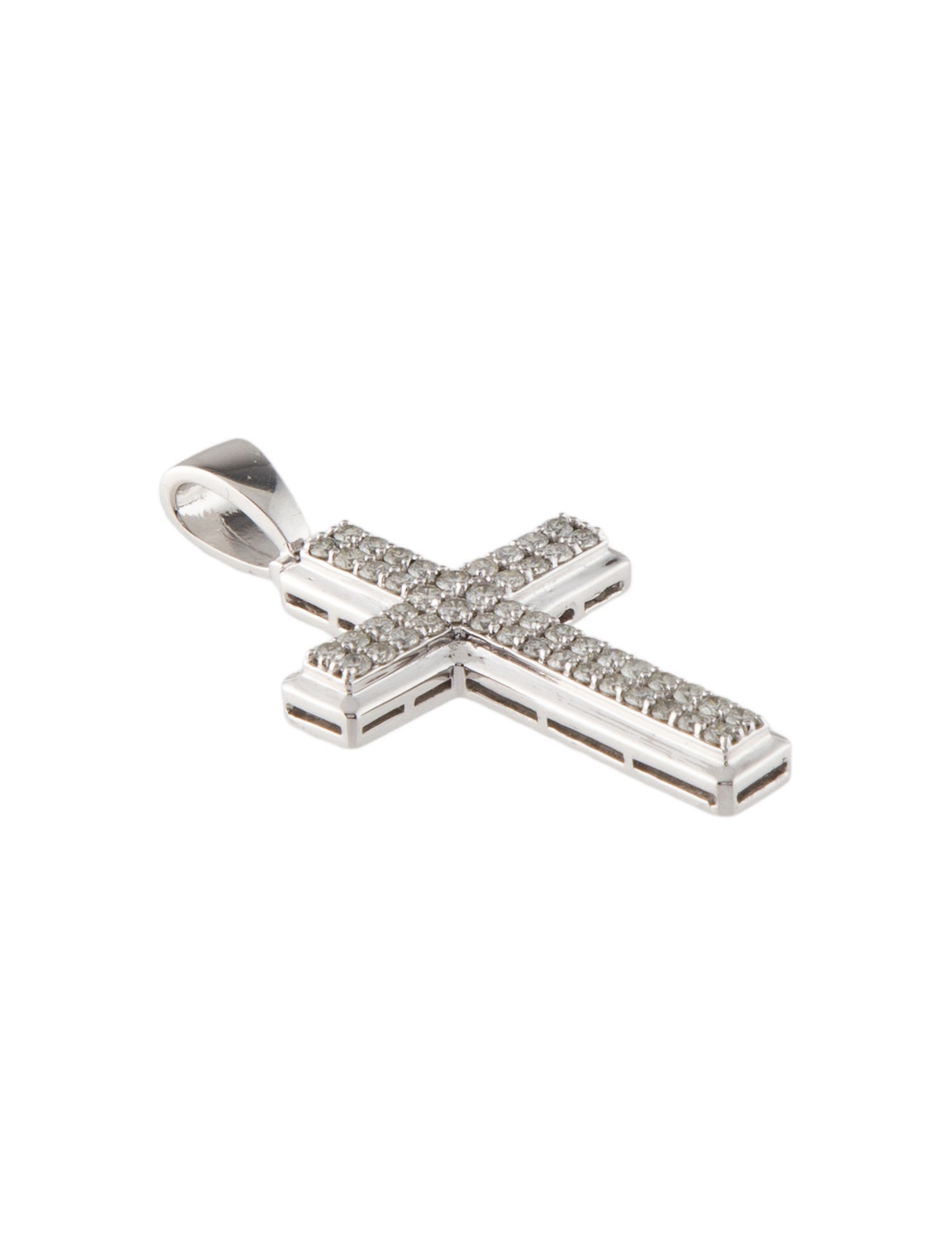Pendant 14K 1.00ctw Diamond Cross Pendant