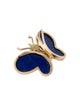 Pendant 14K Lapis Lazuli & Diamond Butterfly Pendant