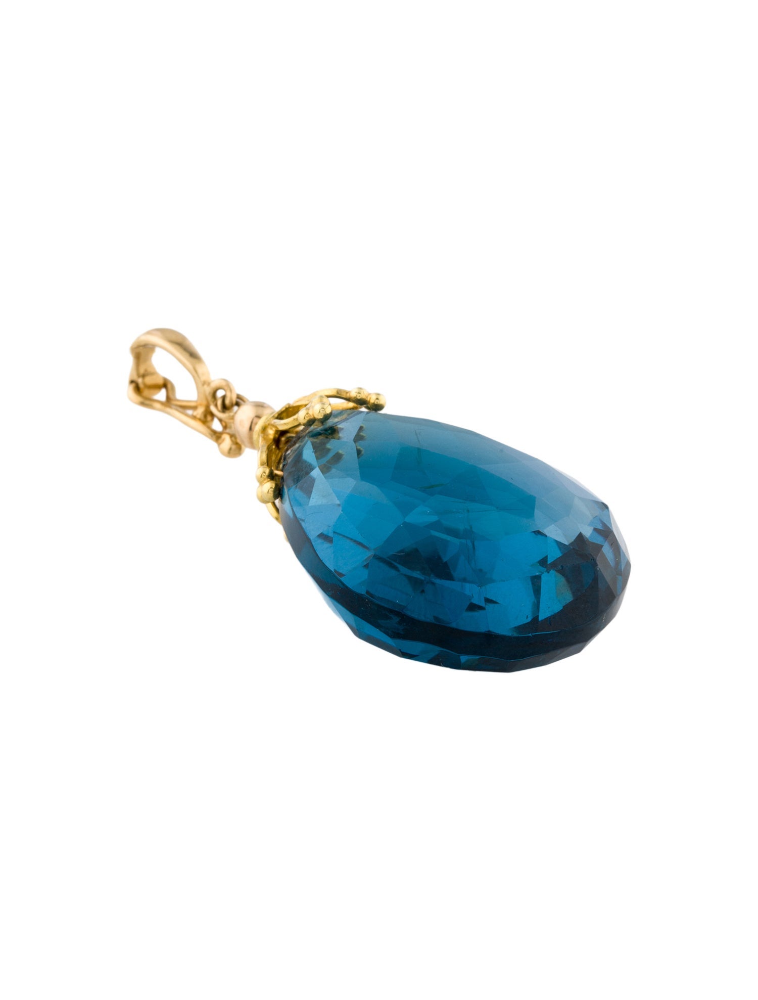 Pendant 18K Topaz Pendant