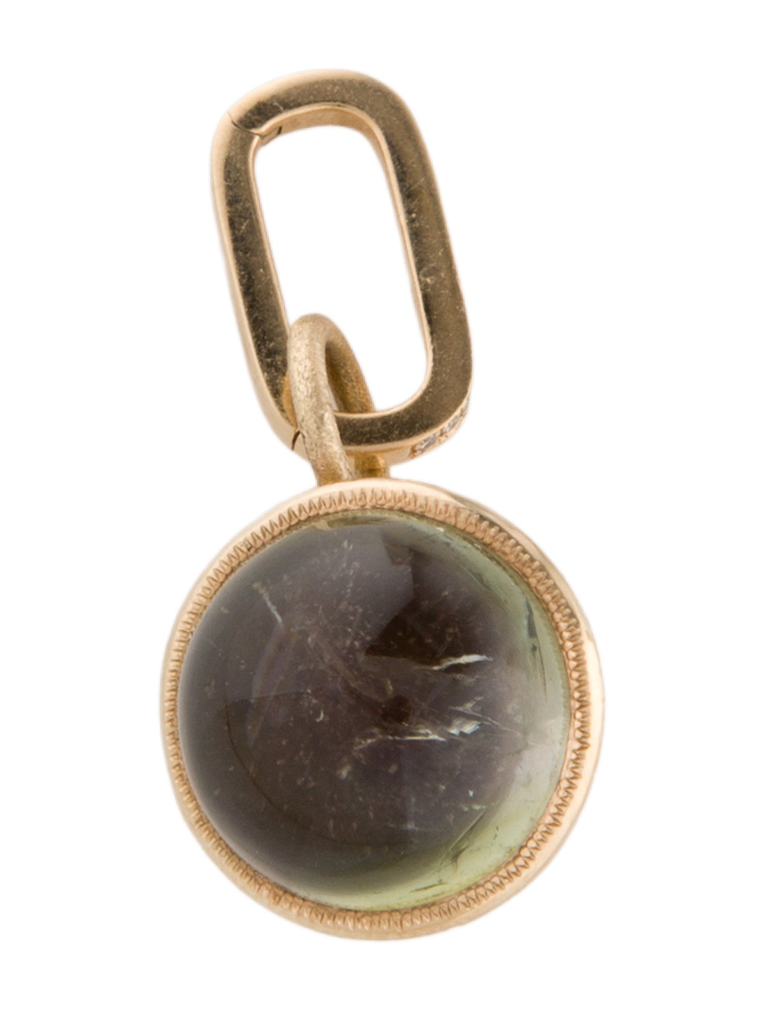 Pendant 14K Tourmaline & Diamond Necklace