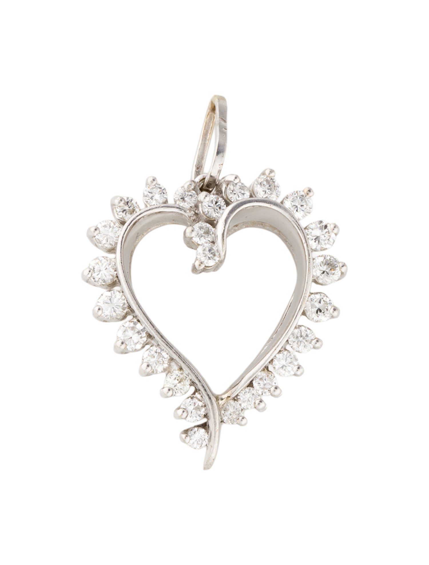 Pendant 14K Diamond Heart