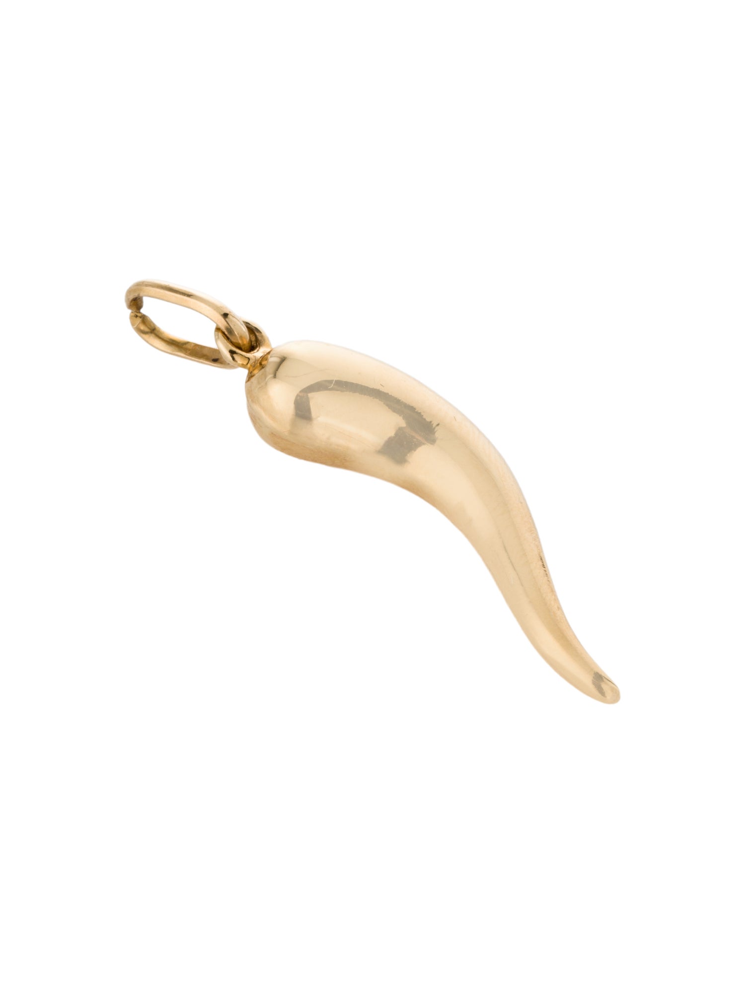 Pendant 18K Italian Horn Pendant