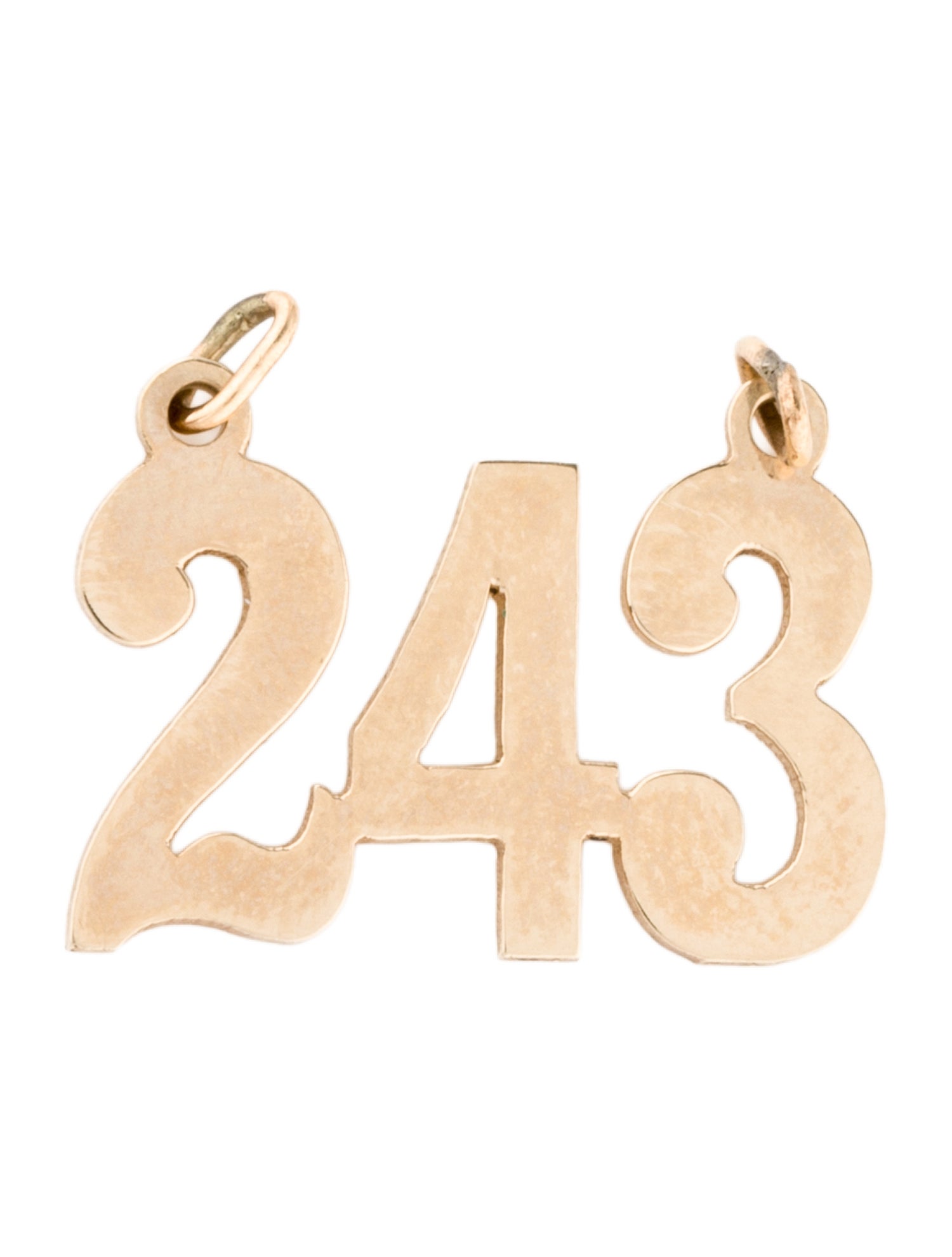Pendant 14K '243' (We Love You) Pendant