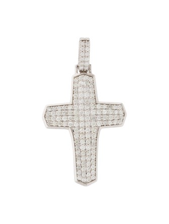Pendant 14K 1.40ctw Diamond Cross Pendant