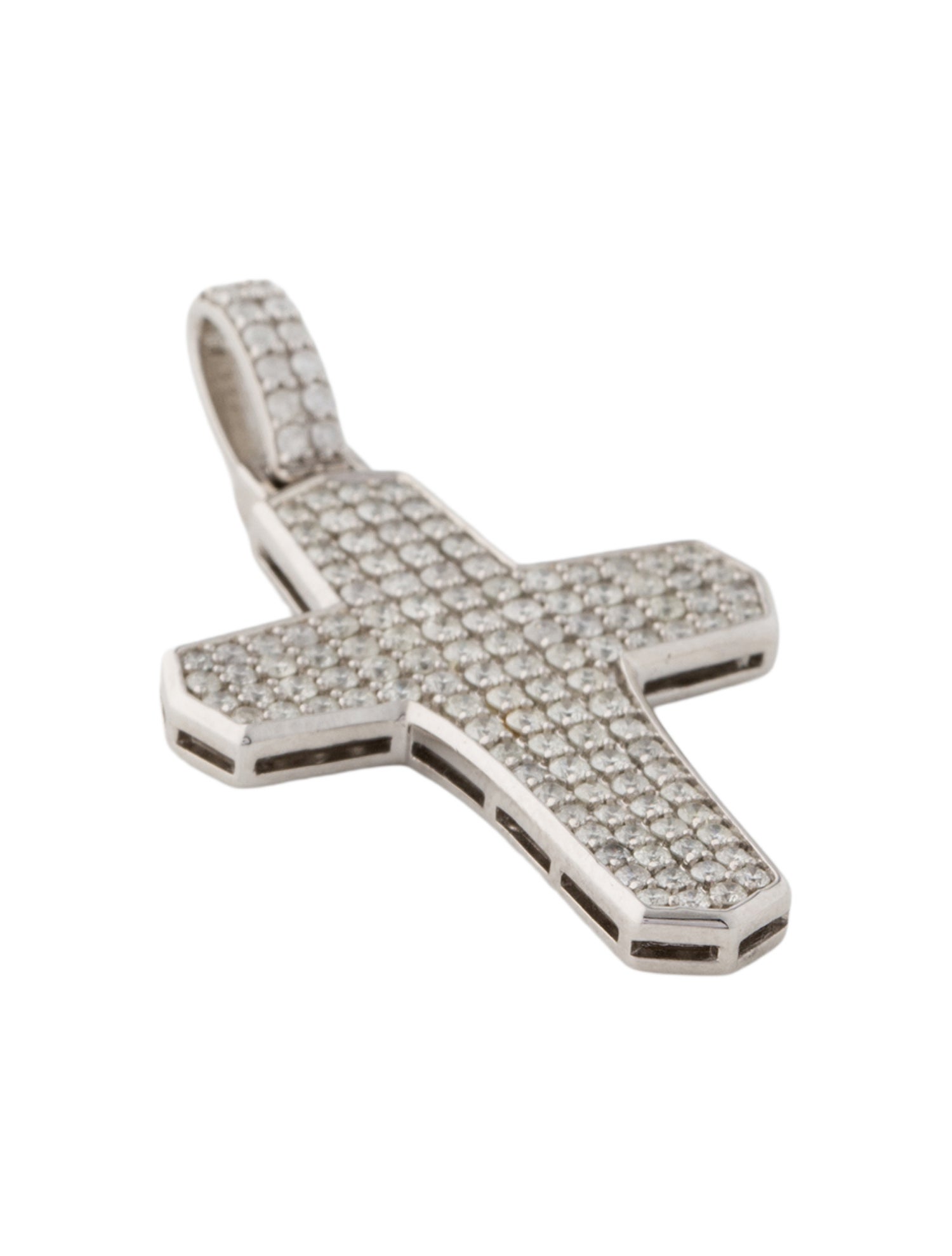 Pendant 14K 1.40ctw Diamond Cross Pendant