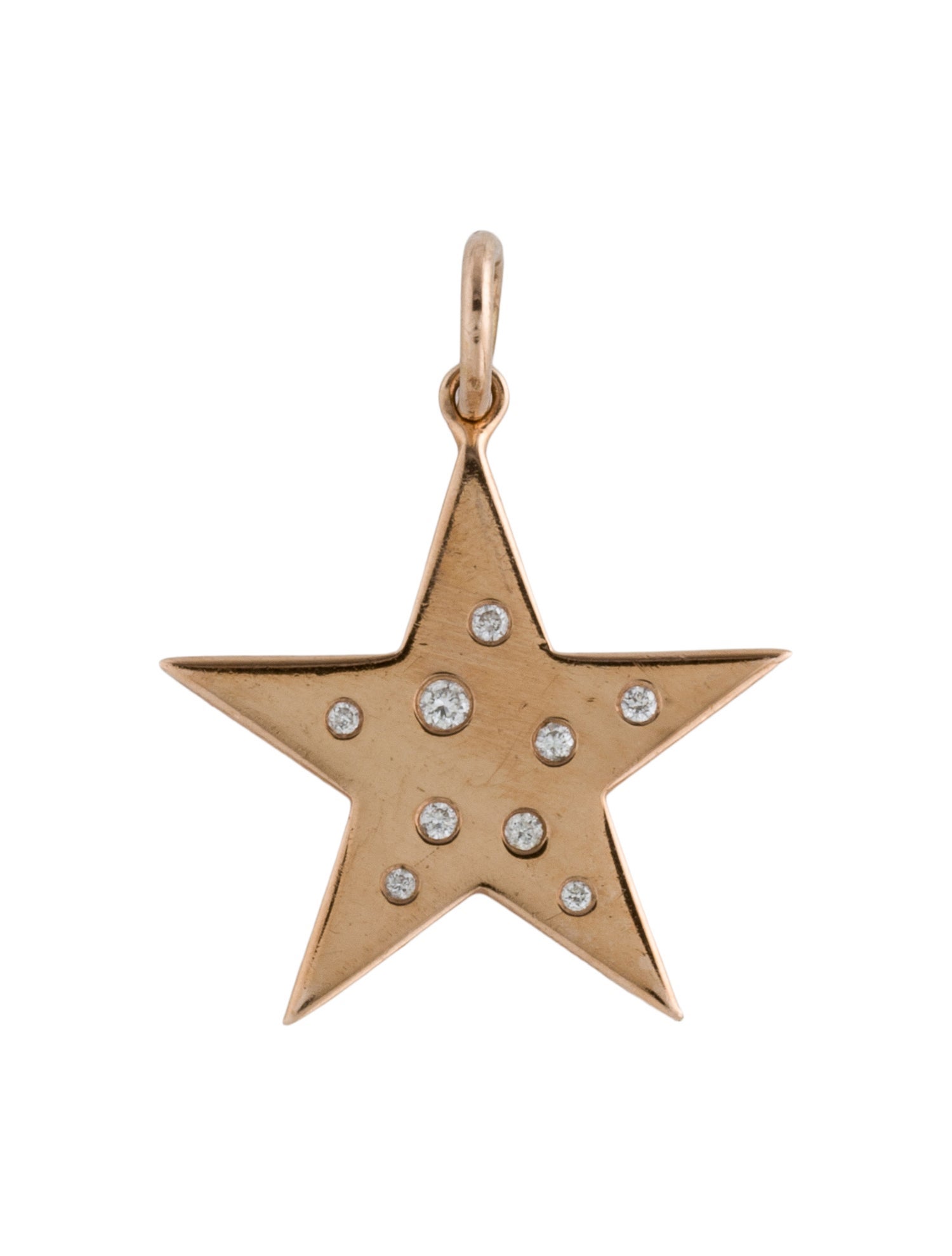 Pendant 14K Diamond Star