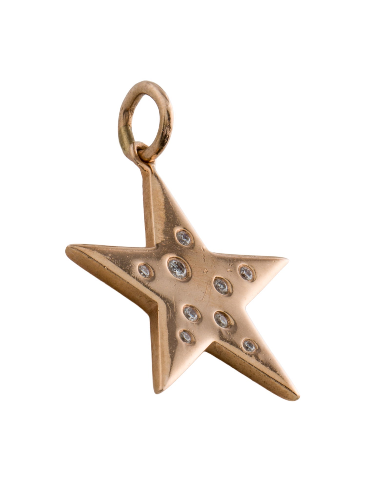 Pendant 14K Diamond Star