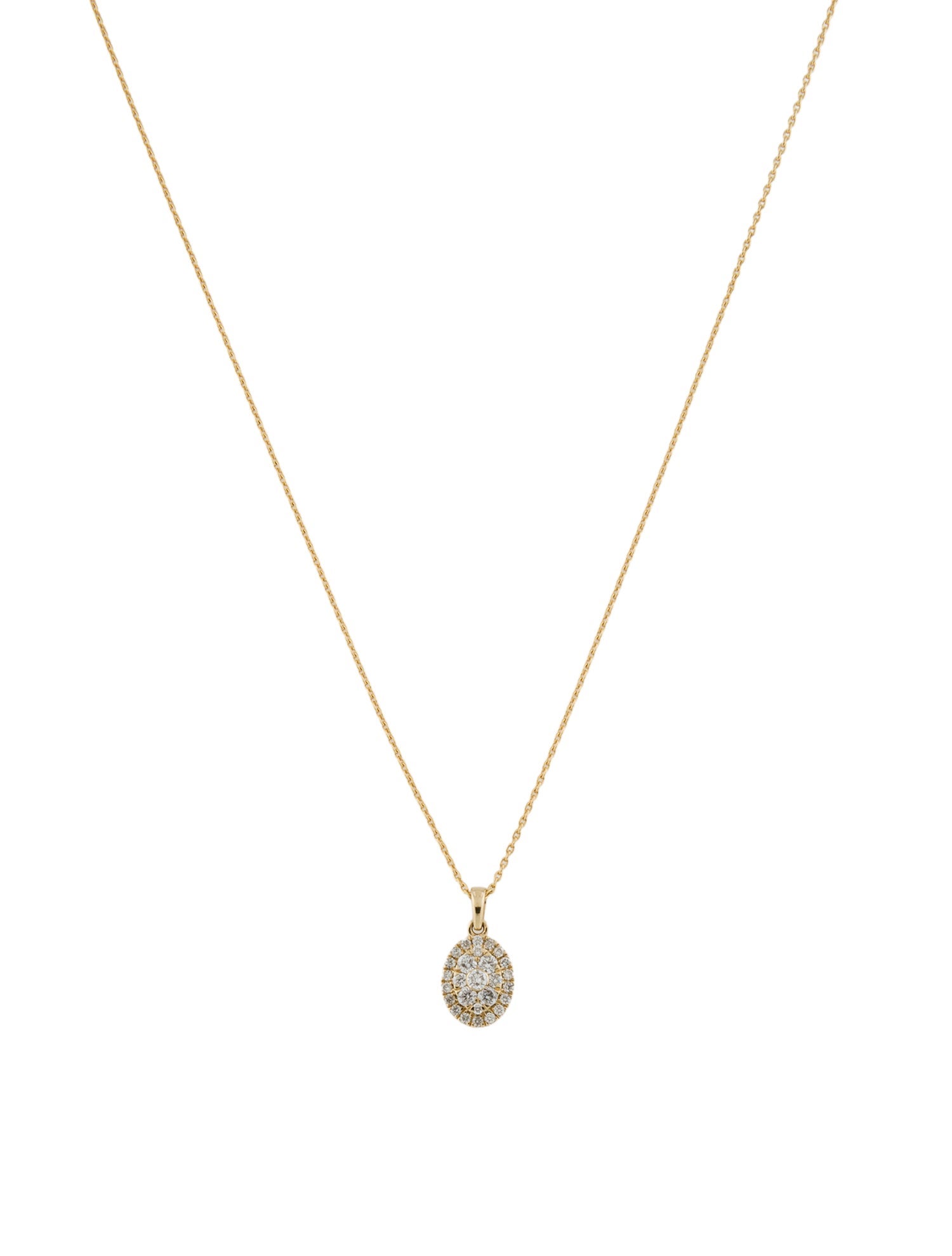 Pendant 14K Diamond Pendant Necklace