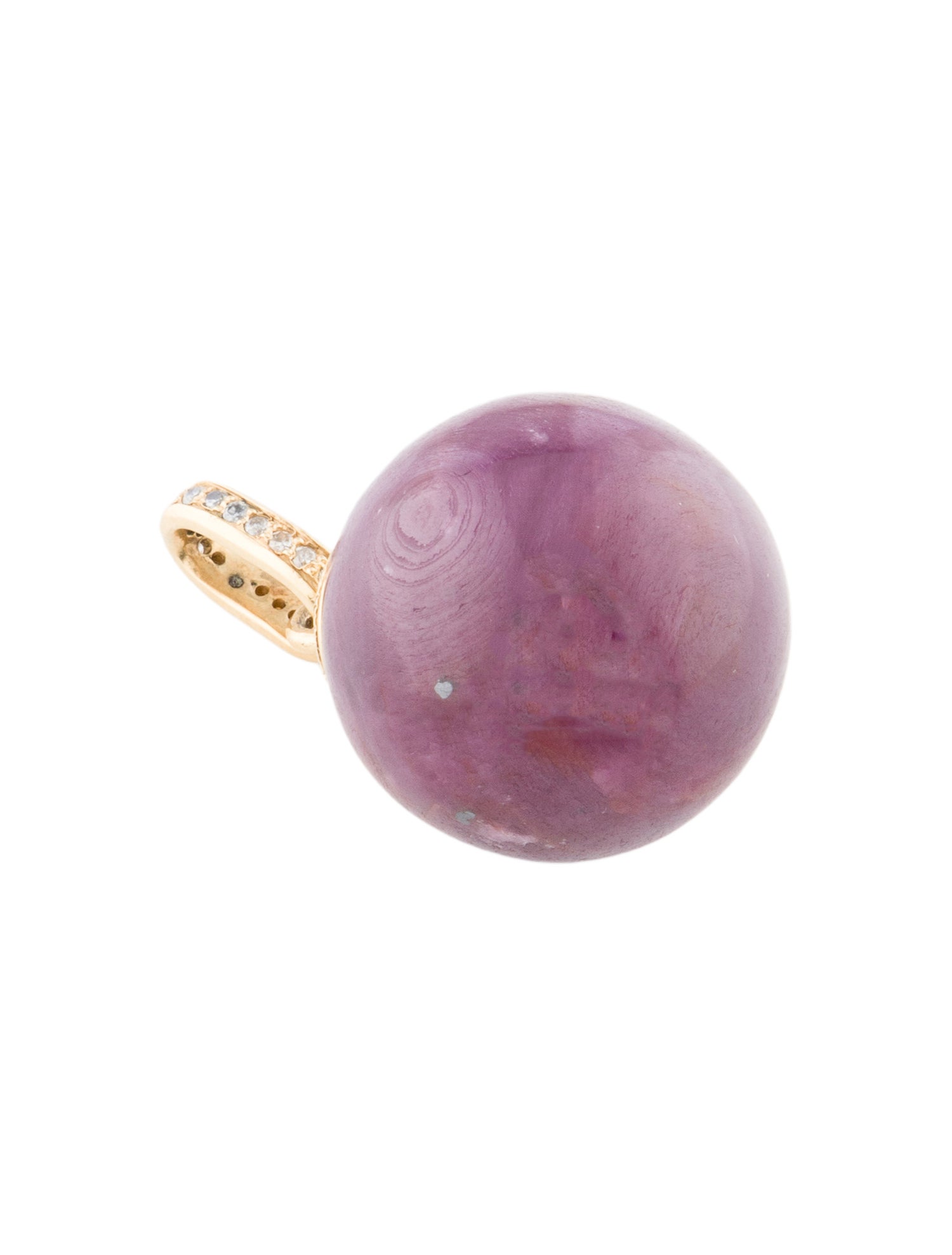 Pendant 18K Ruby & Diamond Pendant