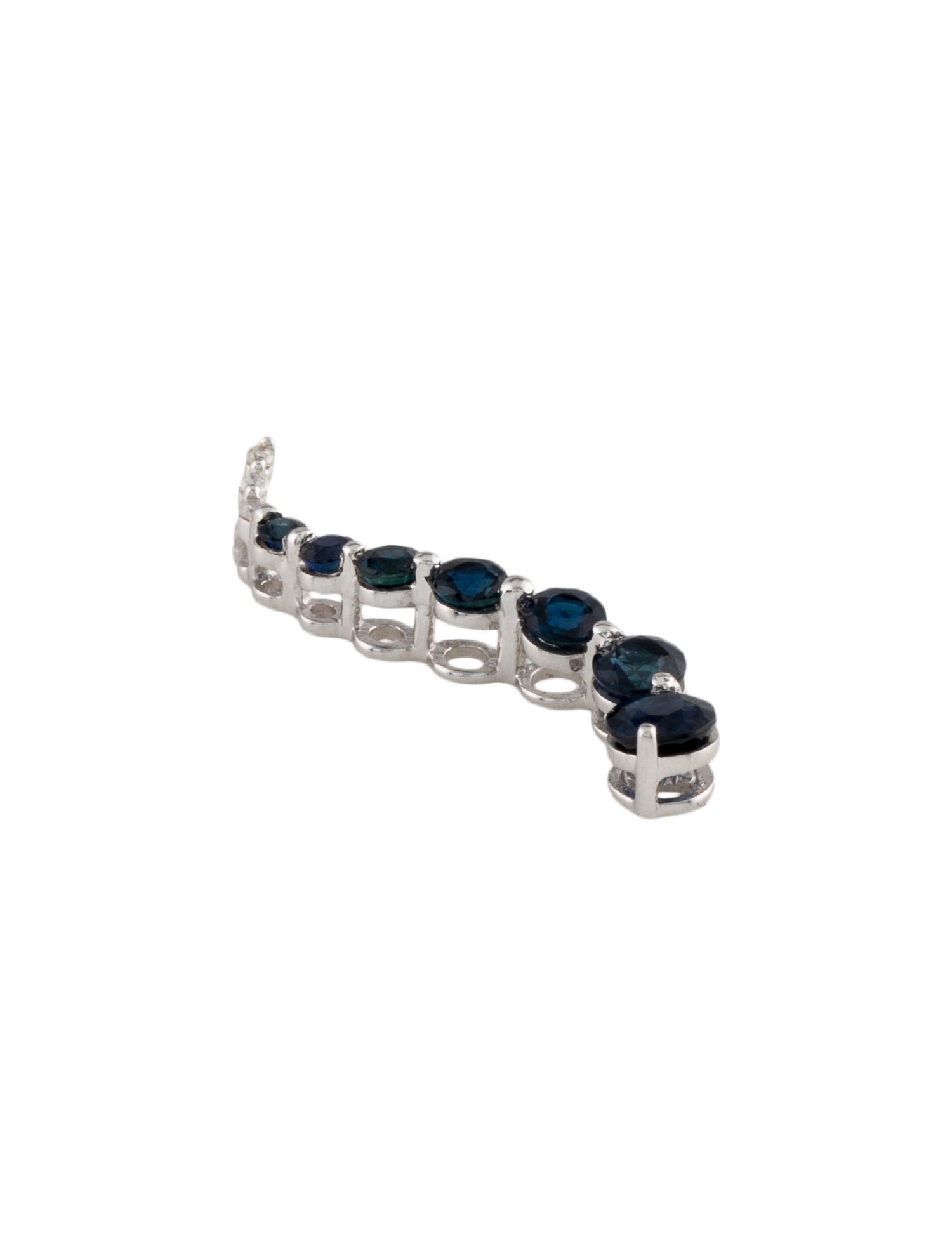 Pendant 14K Sapphire & Diamond