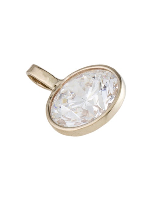 Pendant 14K 3.09ct Lab-Grown Diamond Solitaire Pendant