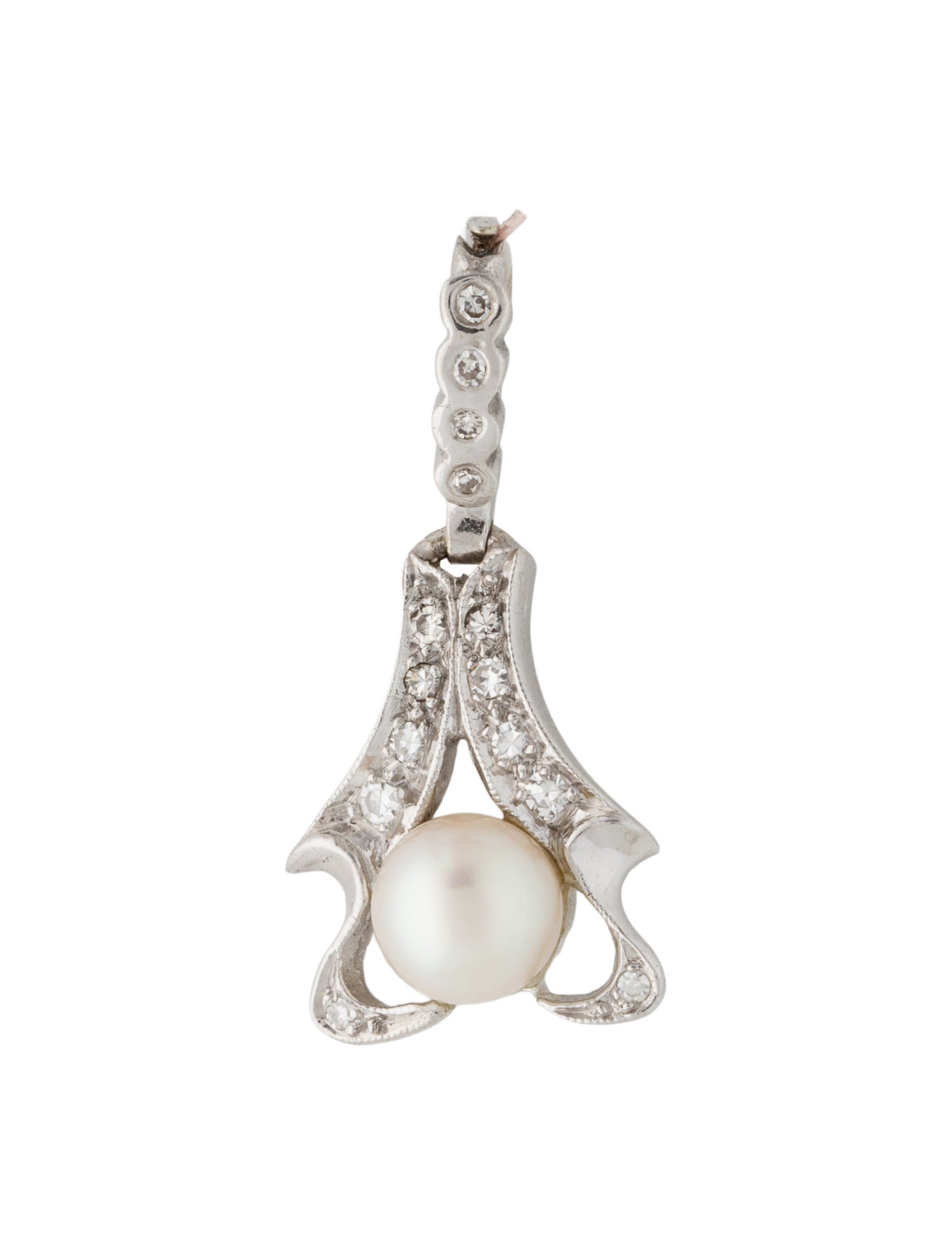 Pendant 14K Pearl & Diamond Enhancer Pendant